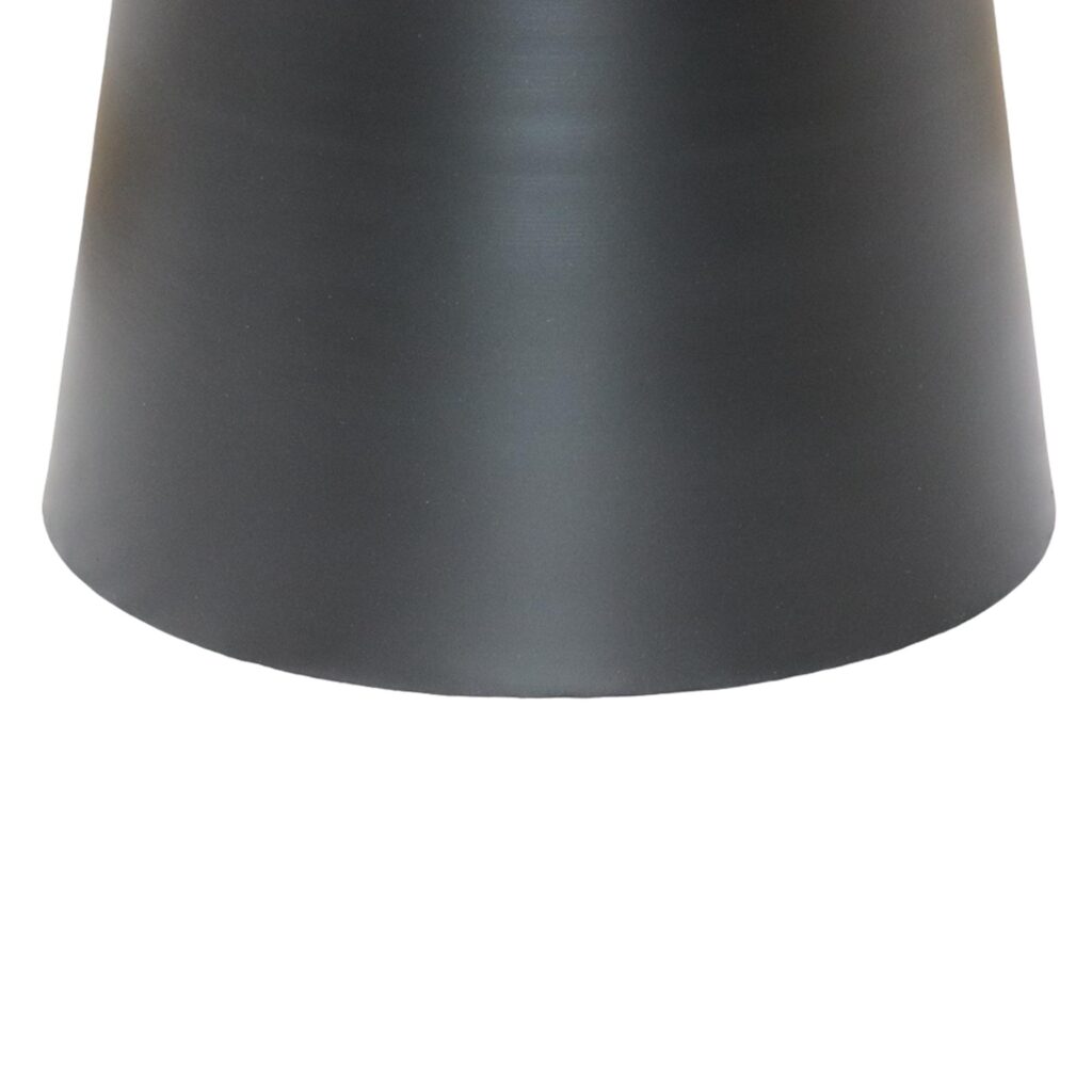 Alora Accent Table in Black and White and Brushed Gold - Image 4