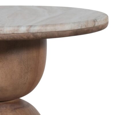 Martina Round Accent Table in Walnut 501-929WAL 501 929WAL 4