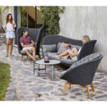 Peacock Wing Highback Chair W/Teak Legs 5460RODGT 5010AL P45COB 5011AI P70COG 5458RODGT 5458YSN95 5460RODGT 5560RODGT Kopi