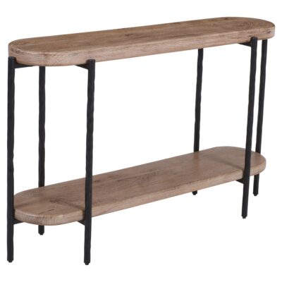 Johar Console Table, 52" in Natural and Black