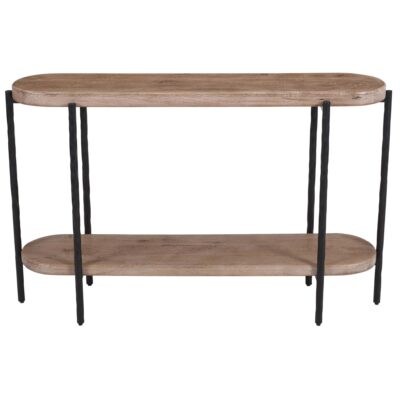 Johar Console Table, 52" in Natural and Black 502-068NAT 502 068NAT 2