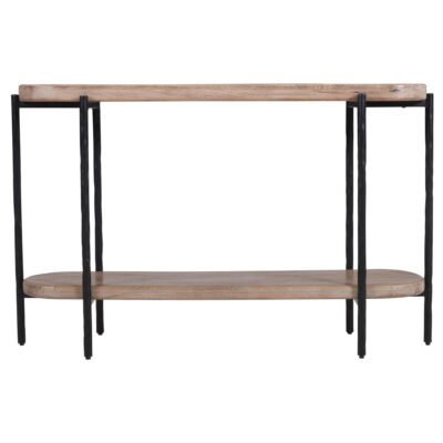 Johar Console Table, 52" in Natural and Black 502-068NAT 502 068NAT 3