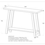 Volsa Console Table in Reclaimed 502-118GYW 502 118GYW LD