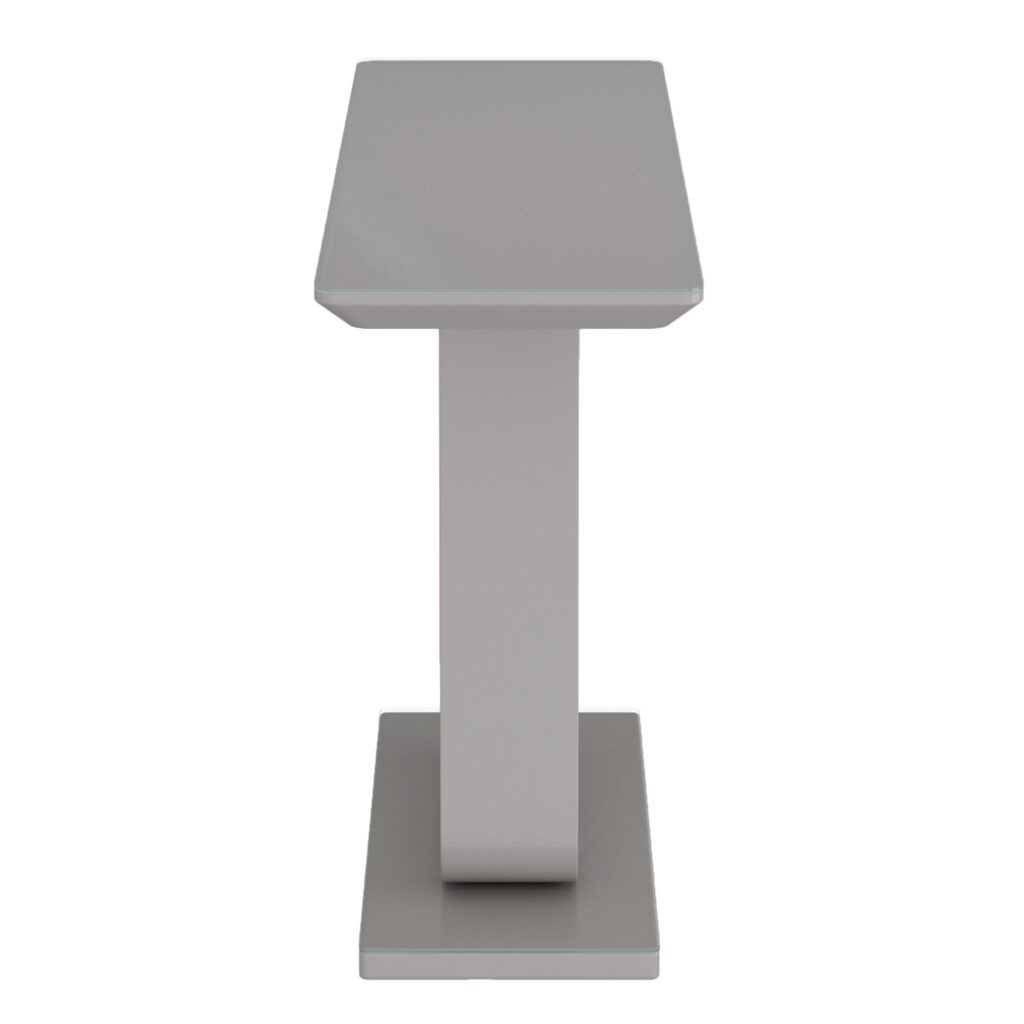 Corvus Console Table in Warm Grey - Image 4