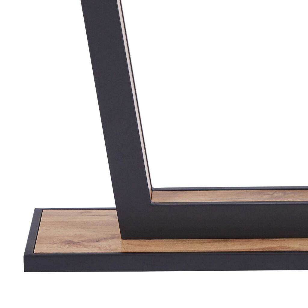 Forna Console Table in Natural and Black - Image 3