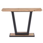 Forna Console Table in Natural and Black 502-161NAT 502 161NAT 4