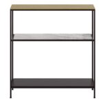 Izzy Console Table in Antique Gold and Black 502-179GL_BK 502 179GL BK 4