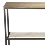 Izzy Console Table in Antique Gold and Black 502-179GL_BK 502 179GL BK 6