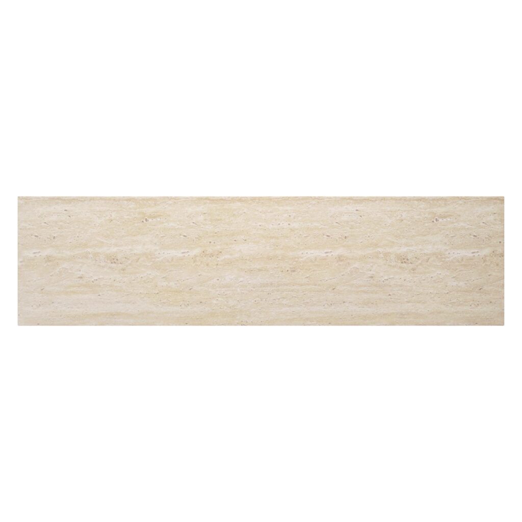 Atticus Contract Grade Grand Console Table in Travertine - Image 6