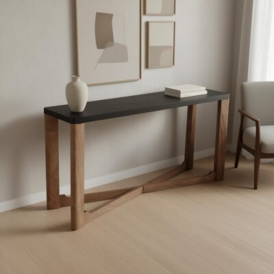 Merano Console Table, 58" in Mocha and Walnut 9 Merano Console Table, 58" in Mocha and Walnut 502-274MOC 502 274MOC 1