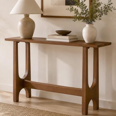 Zelda Console Table, 42" in Walnut 502-375WAL 502 375WAL 1