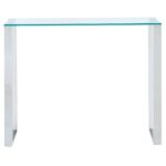 Zevon Console/Desk in Silver 502-408CH 502 408CH 3