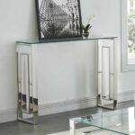 Eros Console/Desk in Silver 502-482CH 502 482CH 1