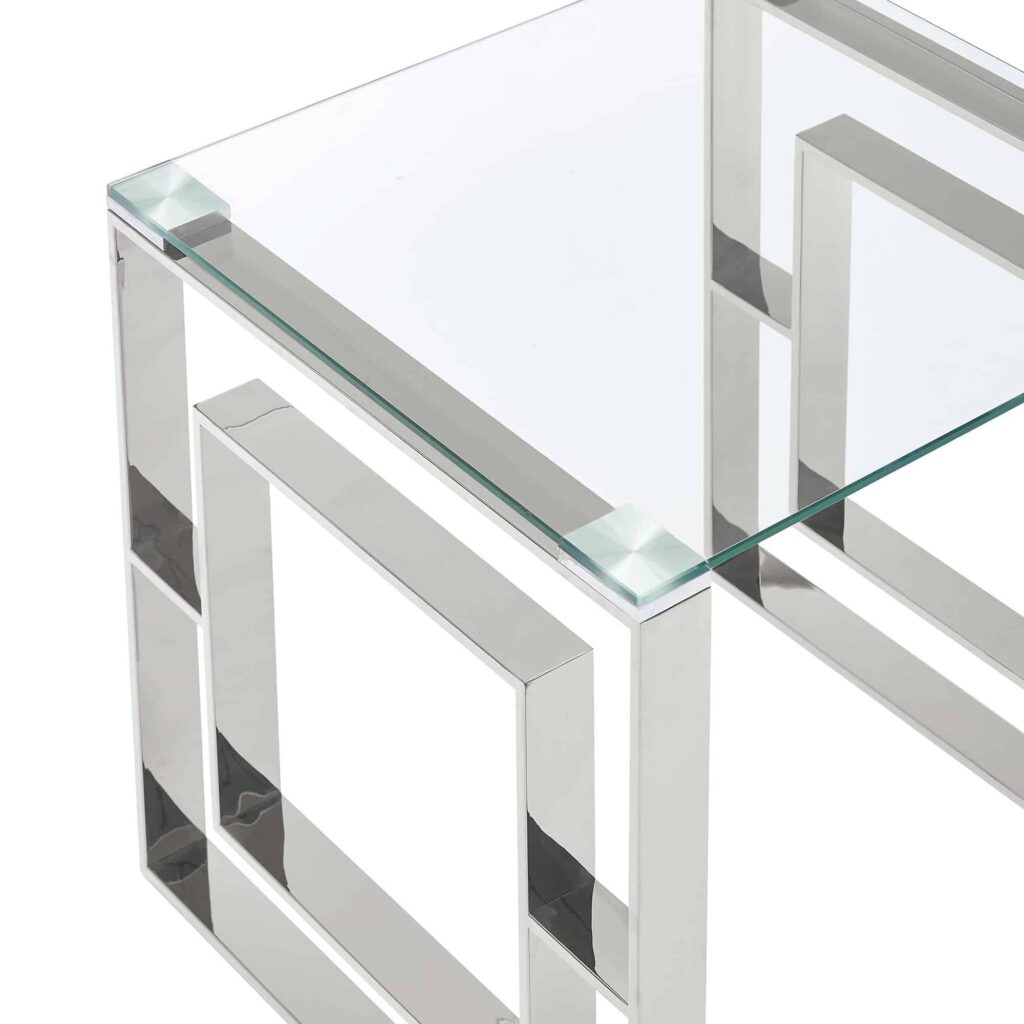 Eros Console/Desk in Silver - Image 5