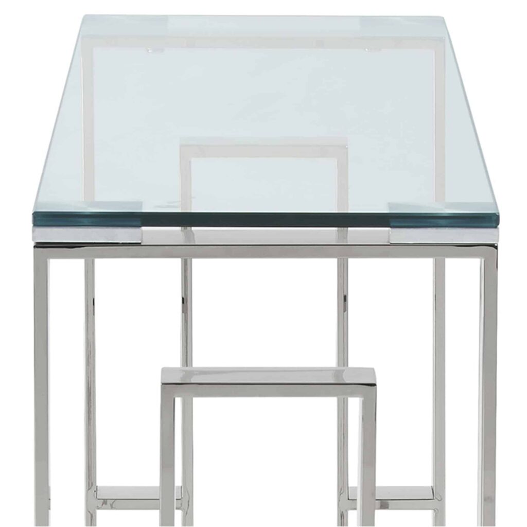 Eros Console/Desk in Silver - Image 7