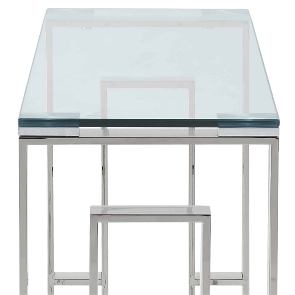 Eros Console/Desk in Silver 502-482CH 502 482CH 6