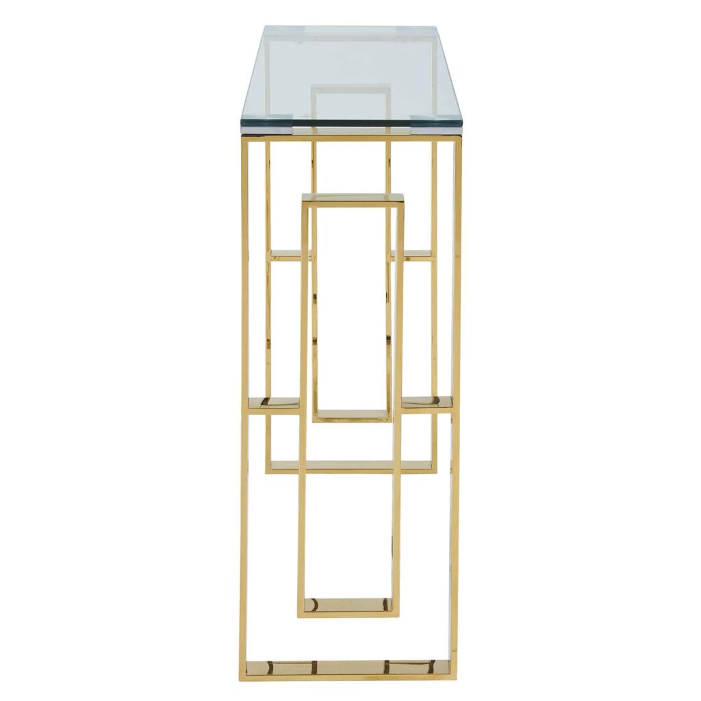 Eros Console/Desk in Gold - Image 3