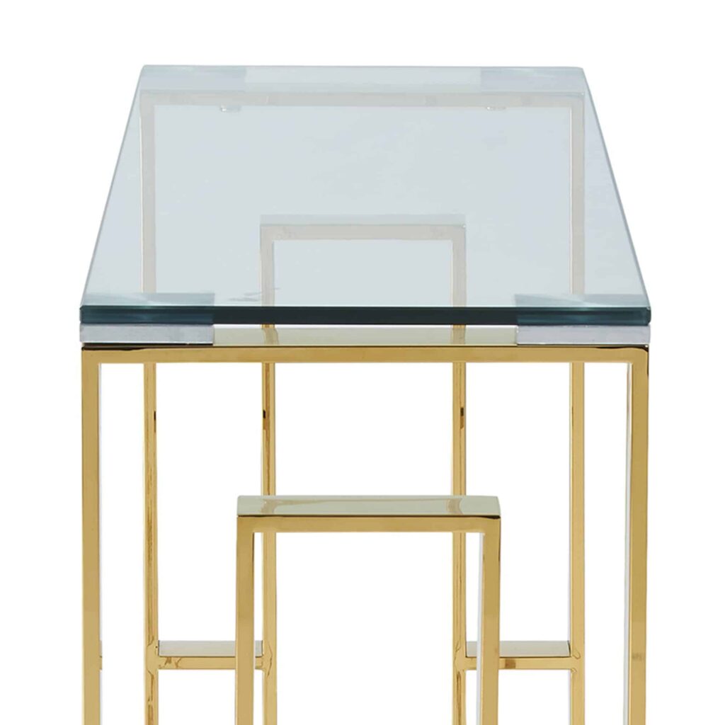 Eros Console/Desk in Gold - Image 7