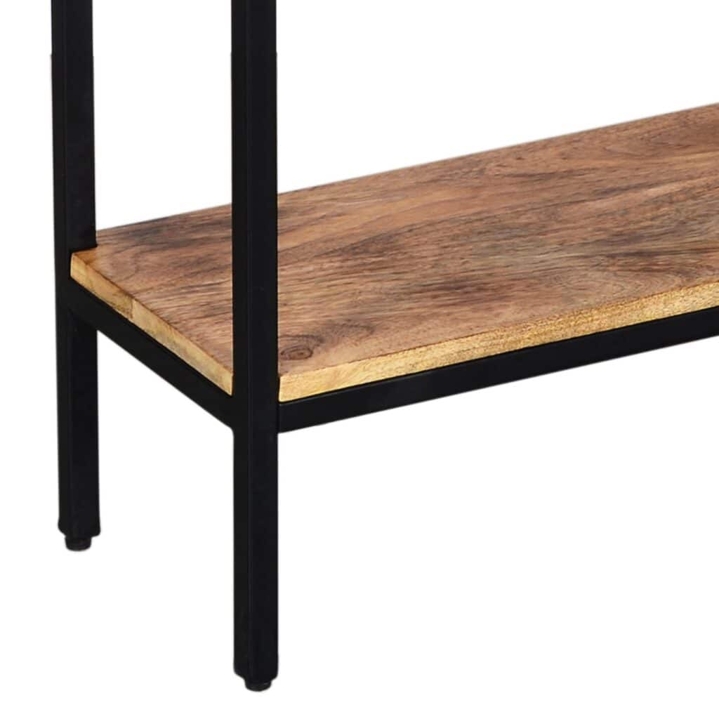 Ojas Console Table in Natural Burnt and Black - Image 7