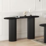 Jilsa Console Table in Black 502-551BLK 502 551BLK 1
