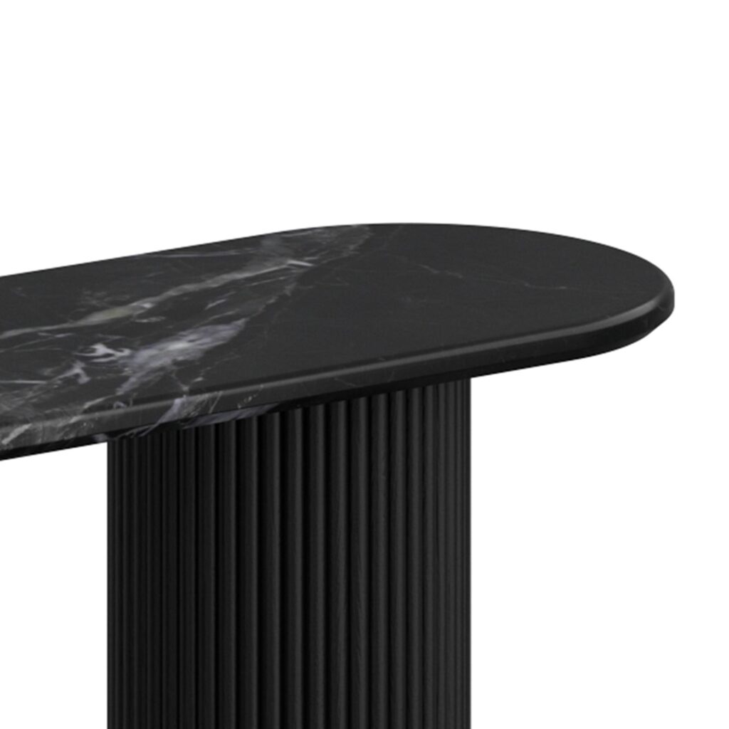 Jilsa Console Table in Black - Image 5