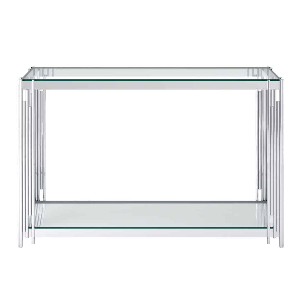 Estrel Console Table in Silver - Image 3