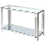 Estrel Console Table in Silver 502-630CH 502 630CH 6