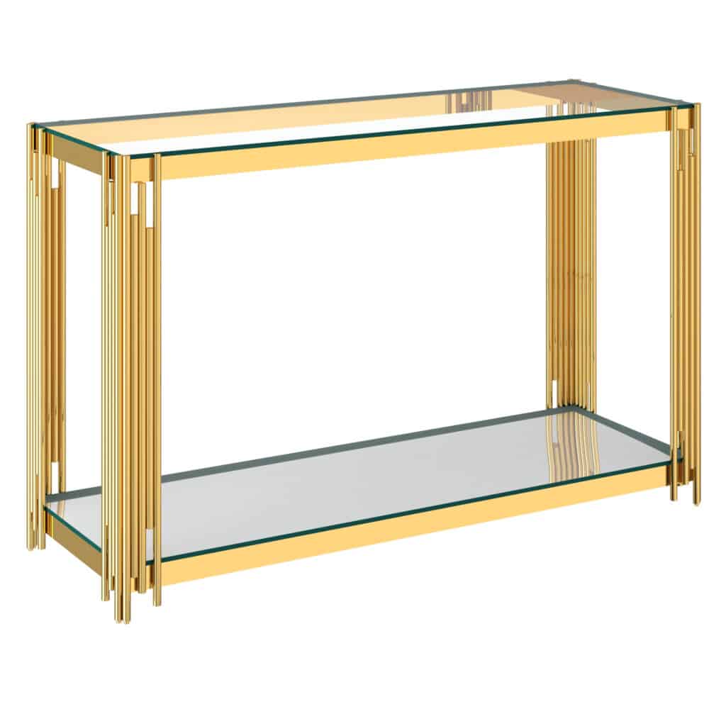 Estrel Console Table in Gold 502-630GL 502 630GL