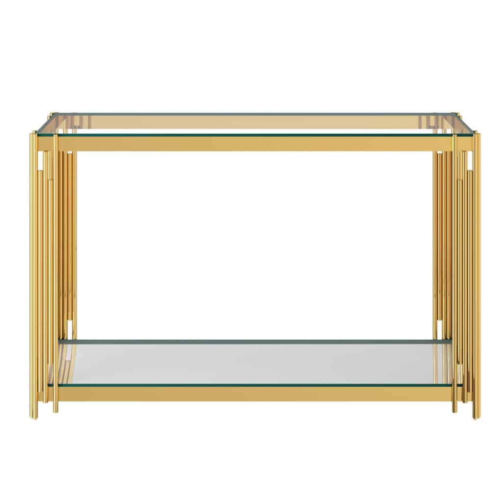 Estrel Console Table in Gold - Image 3