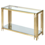 Estrel Console Table in Gold 502-630GL 502 630GL 5