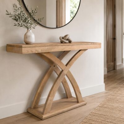 Lavina Console Table, 42" in Natural 502-771NAT 502 771NAT 1