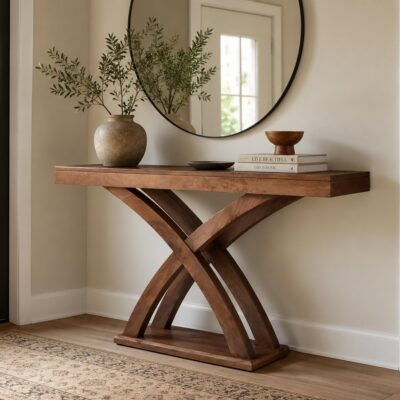 Lavina Console Table, 42" in Walnut 502-771WAL 502 771WAL 1