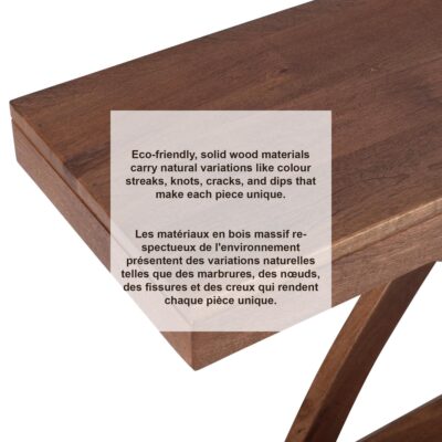 Lavina Console Table, 42" in Walnut 502-771WAL 502 771WAL 6
