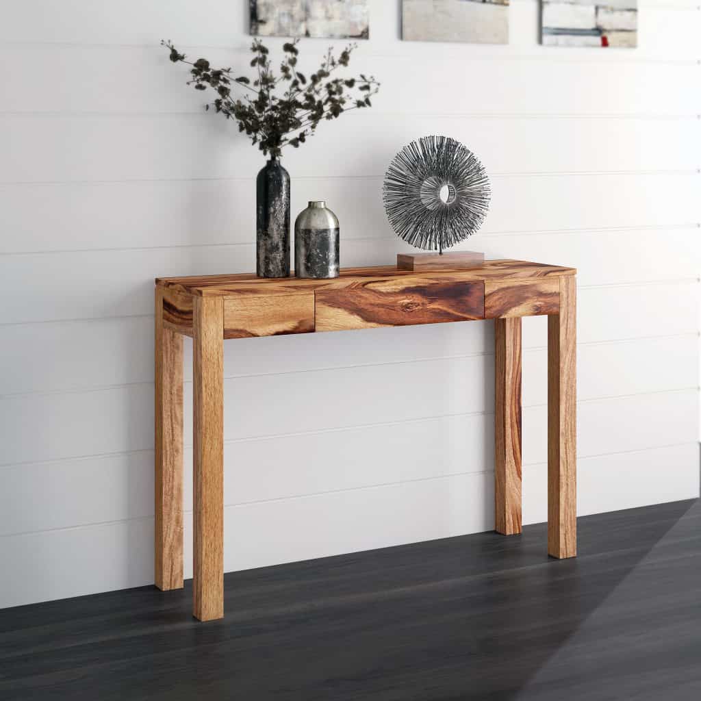 Idris Console/Desk in Dark Sheesham - Image 2