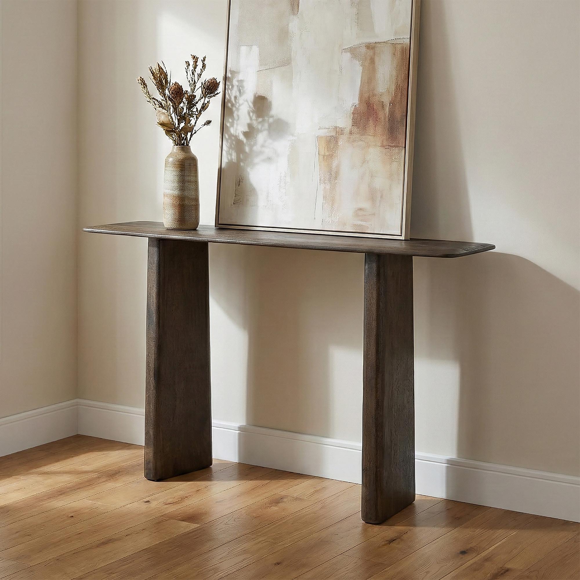 Bazul Console Table, 47" in Mocha 2 Bazul Console Table, 47" in Mocha - Image 2