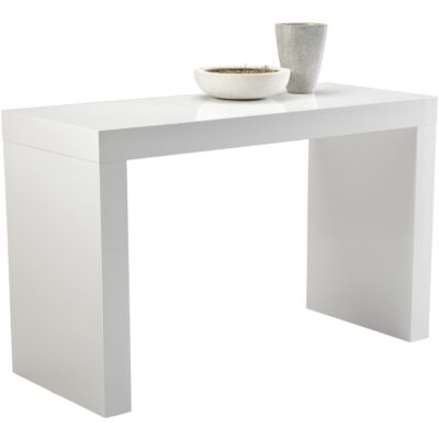 Faro Counter Table - High Gloss White