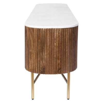 Reyna Media Cabinet, 71" in Walnut and White 506-248WAL 506 248WAL 3