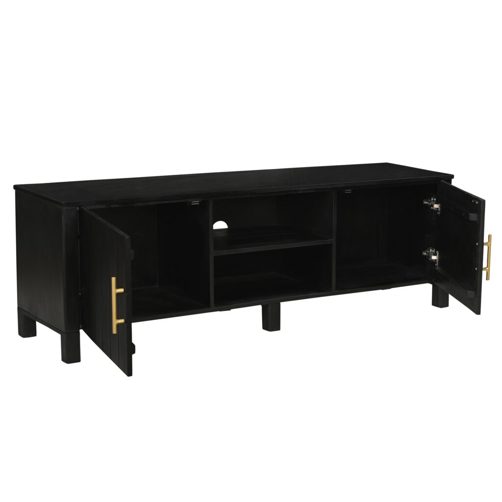 Camden Media Cabinet in Black - Image 3