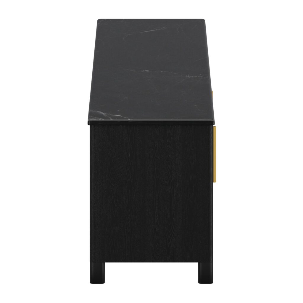 Camden Media Cabinet in Black - Image 4