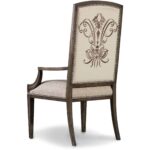 Rhapsody Upholstered Arm Chair in Walnut HKR11156 5070 75400back