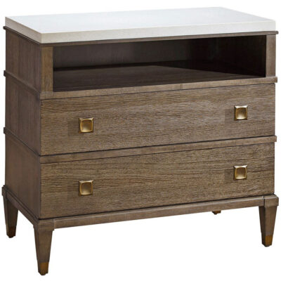 Playlist Two Drawer Nightstand