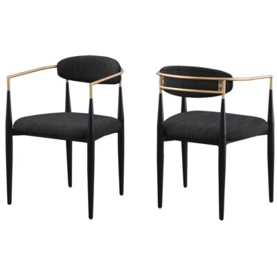 Mykos Dining Chair - Set of 2 - Black