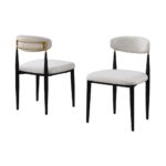 Kodi Dining Chair - Set of 2 - White/Black 51330 51330 7