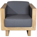 Angle Lounge Chair W/Teak Frame 54010RODGAITGT 54010RODGAITGT 2