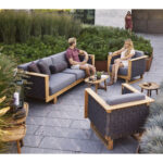Angle 3-Seater Sofa W/Teak Frame 55010RODGAITGT 54010RODGAITGT 55010RODGAITGT 2