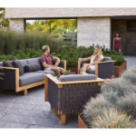 Angle 3-Seater Sofa W/Teak Frame 55010RODGAITGT 54010RODGAITGT 55010RODGAITGT 3