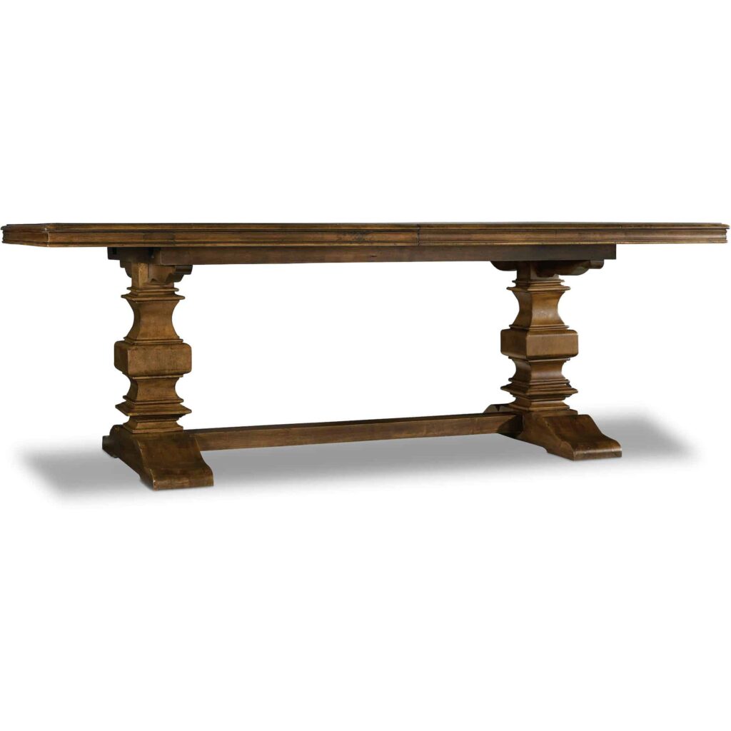 Archivist Trestle Table with 2-18in Leaves 5447-75206 5447 75206 silo