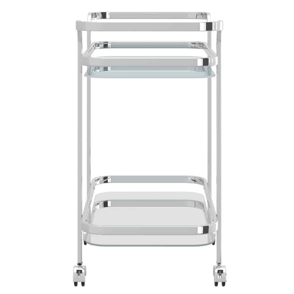 Zedd 2-tier Bar Cart in Chrome 556-218CH 556 218CH 3