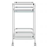 Zedd 2-tier Bar Cart in Chrome 556-218CH 556 218CH 3