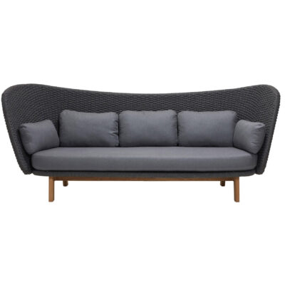 Peacock Wing 3-Seater Sofa W/Teak Legs 6 Peacock Wing 3-Seater Sofa W/Teak Legs 5560RODGT 5560RODGT 2